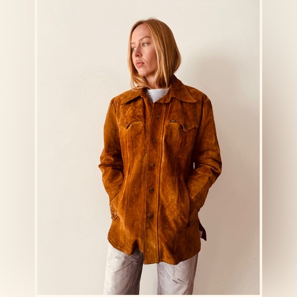 Trego’s Westwear Jackets & Blazers - Vintage 70’s Suede Jacket and belt